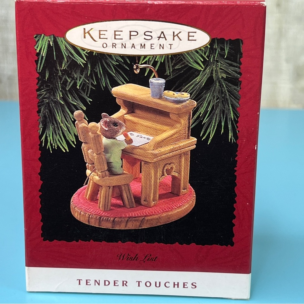 Hallmark Keepsake Ornament 1995 Wish List Tender Touches Handcrafted Dated